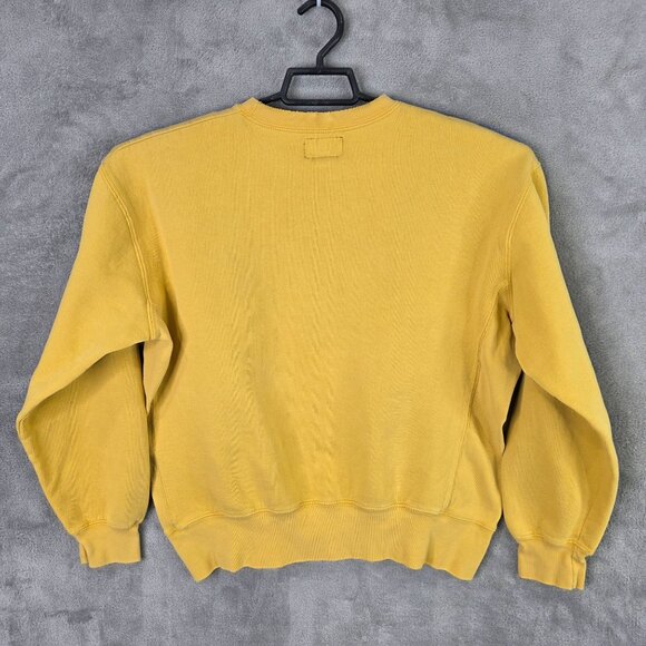 Womens Vintage American Eagle Yellow Sweatshirt East Eagles Graphic Size M - Picture 3 of 7